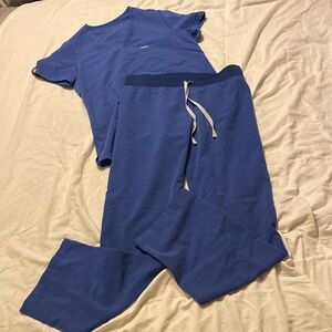 FIGS Denim (blue) Size Small Scrub Set